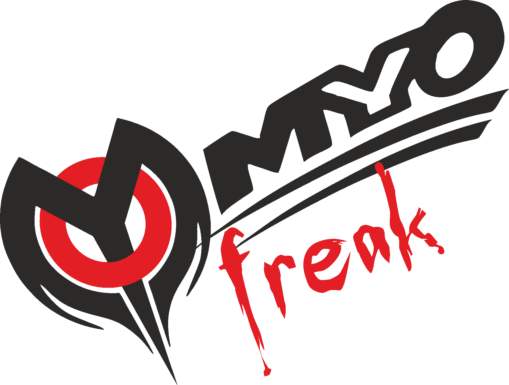 Myo Freak Brand Logo Red and black